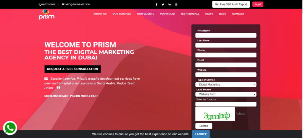 Prism digital marketing and Lead Generation Company